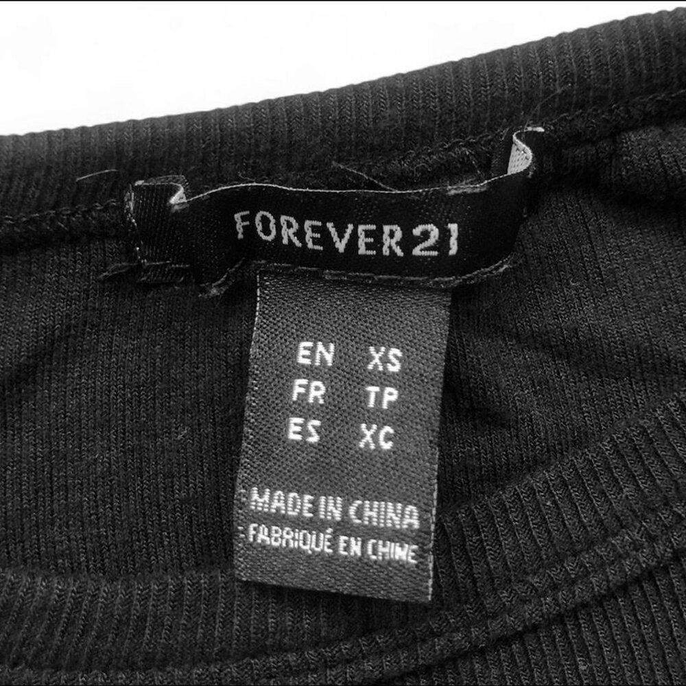 Forever 21 Ribbed Tee - Picture 3 of 4
